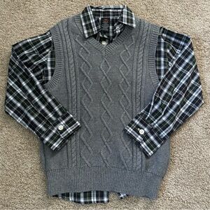 Dockers Button down shirt with vest